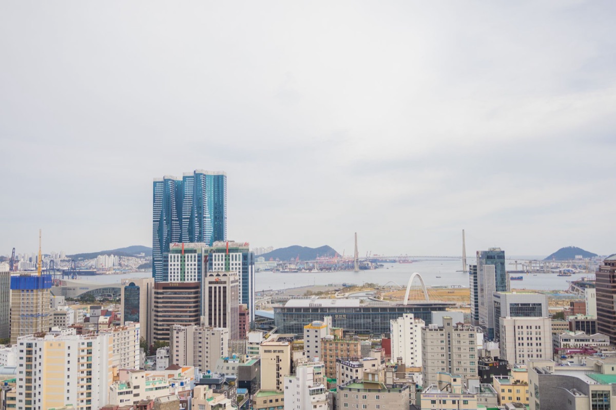 hotel moderno em Busan, Coreia